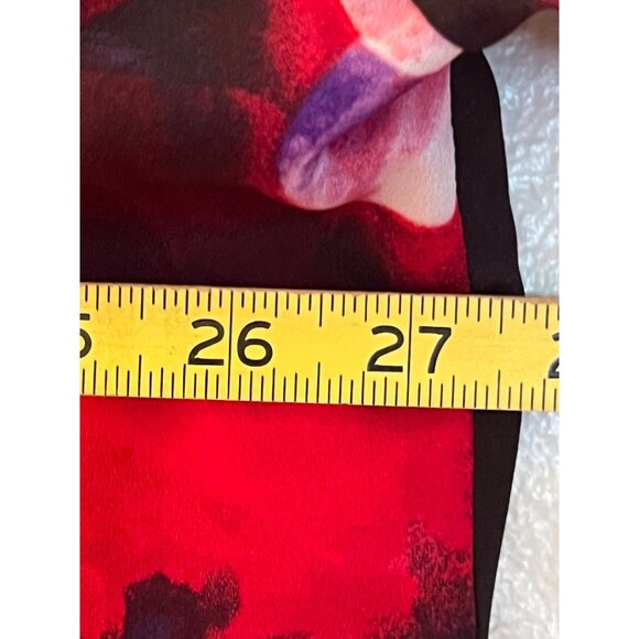 Calvin Klein Women 2X Tunic Blouse Pockets Roll Tab Sleeve Button Up Sheer Plus - Picture 10 of 13